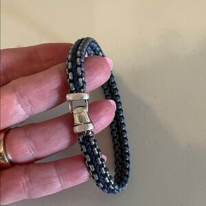 David Yurman Bracelet with Blue Accents